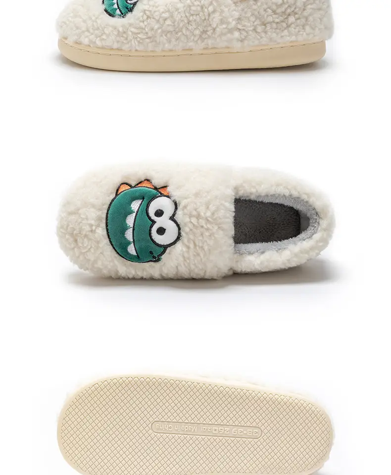 Women's Cotton Slippers for Winter Indoor Home Use, Warm and Suitable for Outdoor Wear, with Plush Lining and Closed Heel, Postpartum Shoes for Autumn and Winter, Comfortable — feature 20
