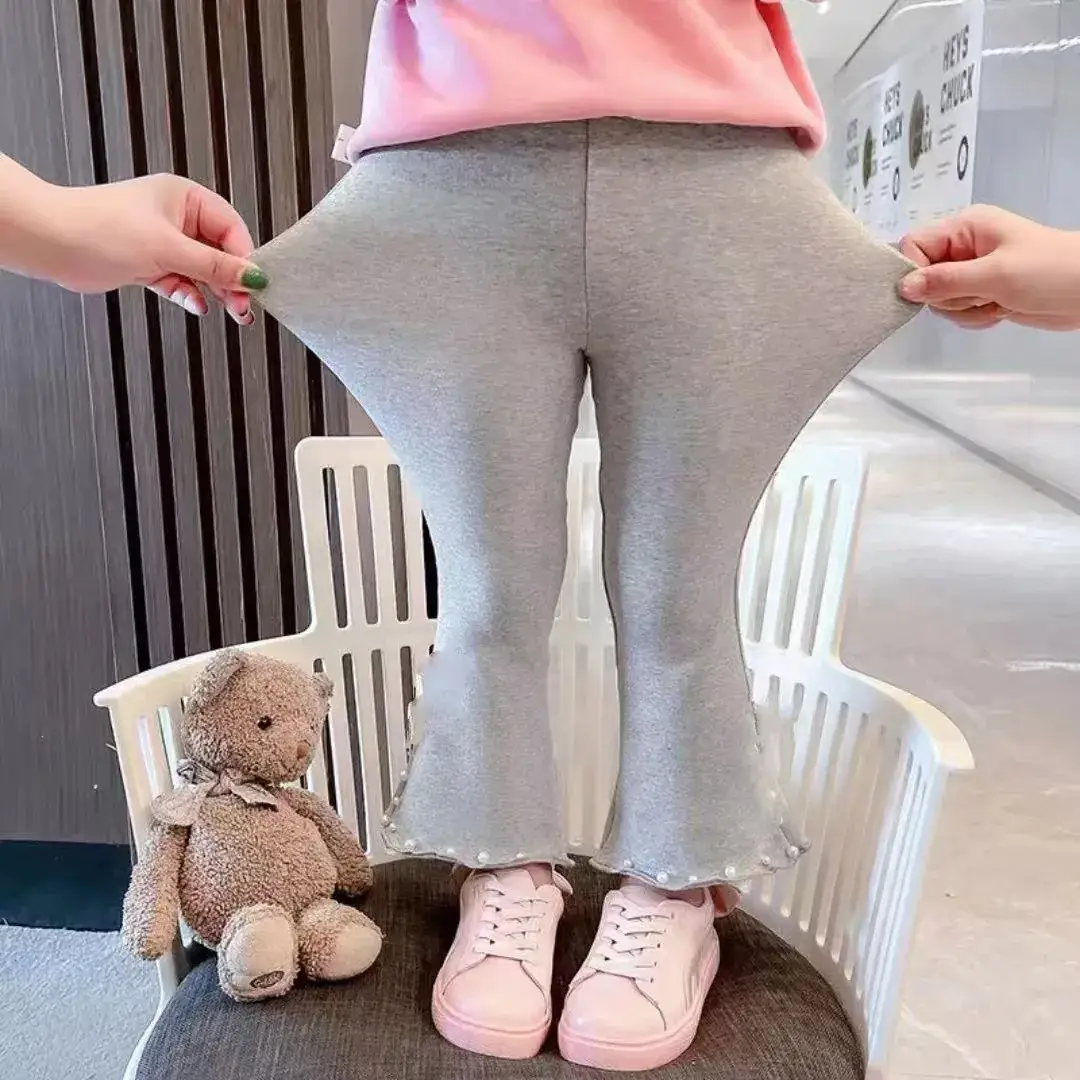 Girls' Pants Children's Autumn Clothes Korean Style Leggings Fashion Children's Wear 2022 Autumn Bell-Flared Pants Girls' Ladies Trousers — feature 6