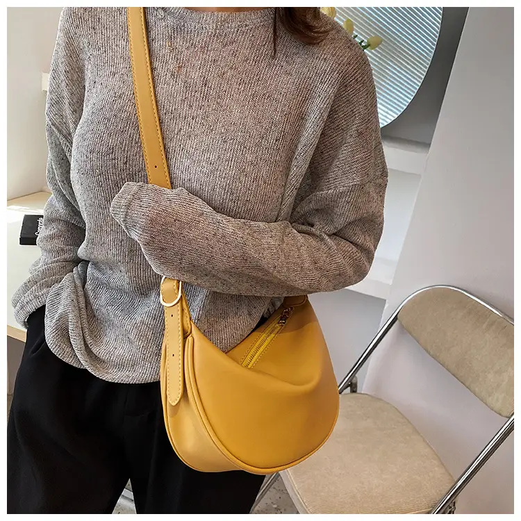 Women's Brown Shoulder Messenger Bag 2022 New Style — feature 13