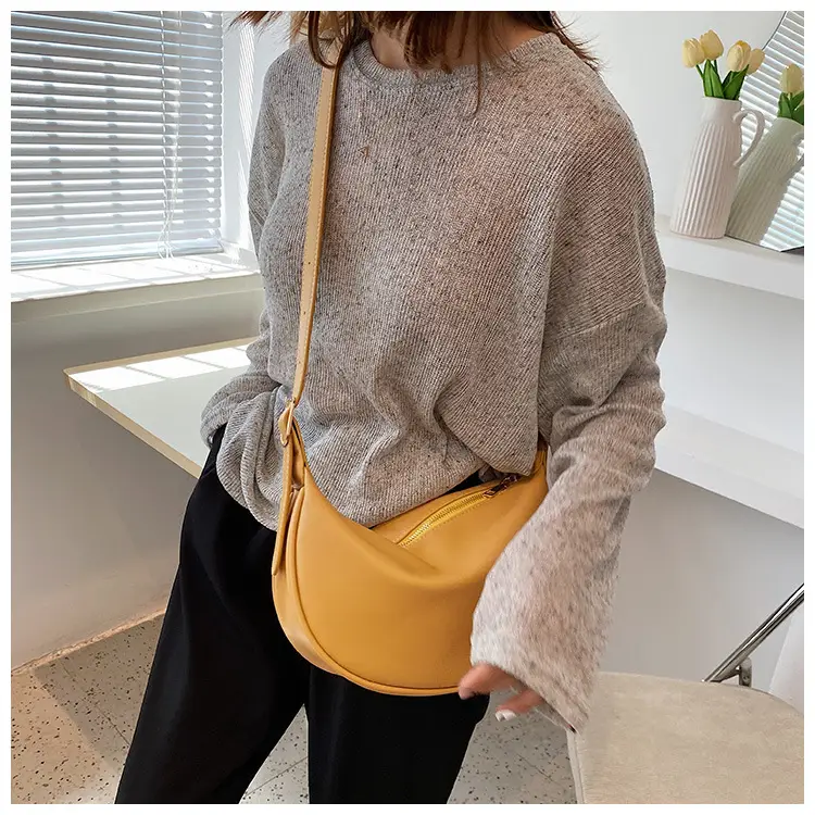 Women's Brown Shoulder Messenger Bag 2022 New Style — feature 14