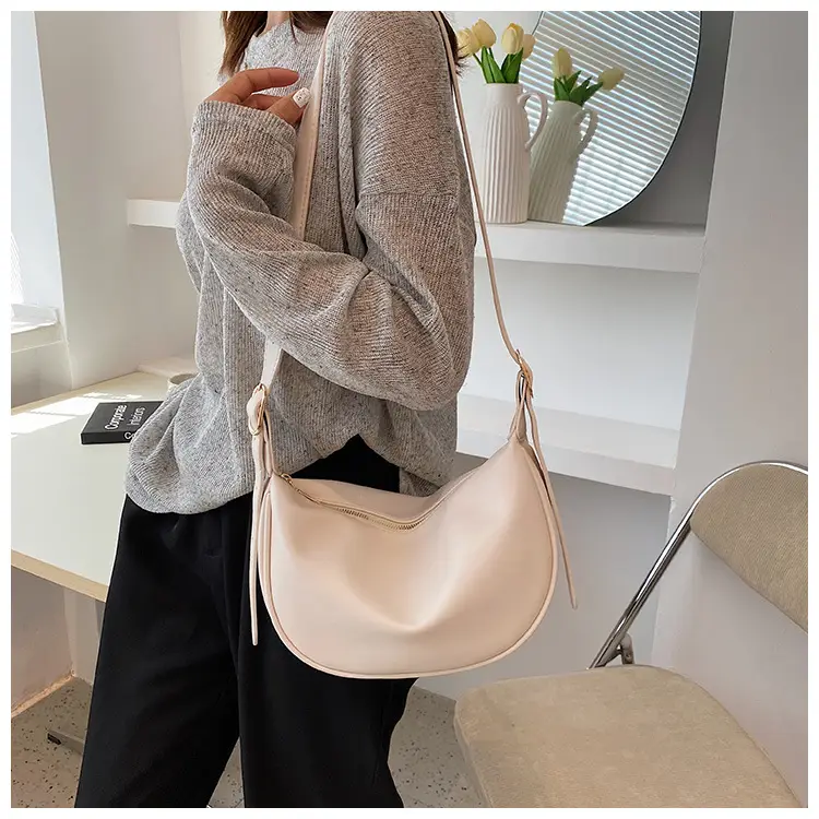 Women's Brown Shoulder Messenger Bag 2022 New Style — feature 17