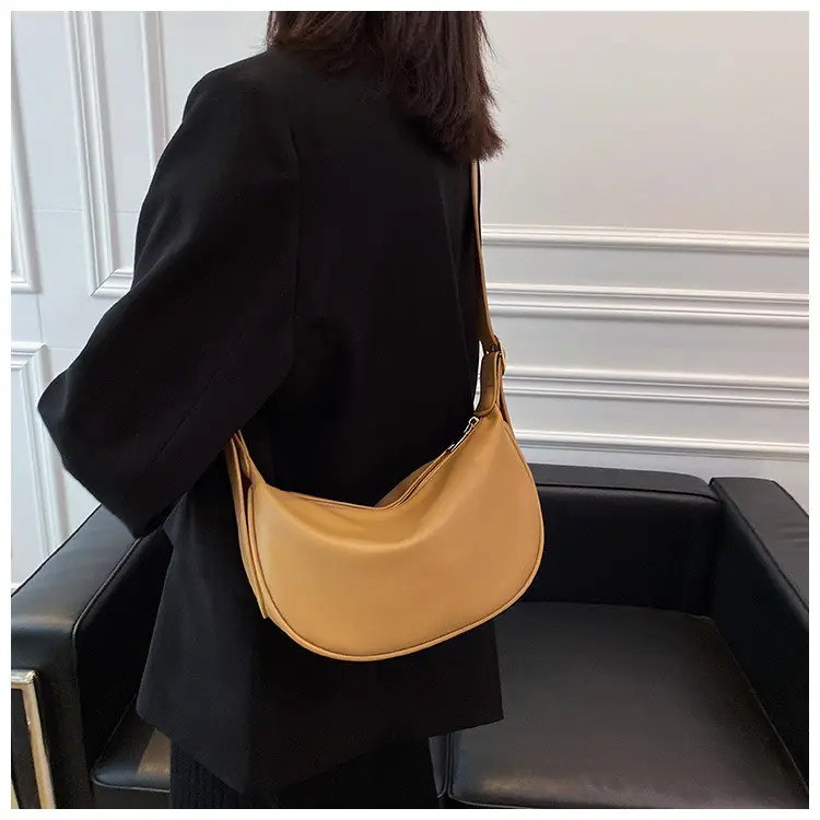 Women's Brown Shoulder Messenger Bag 2022 New Style — feature 8