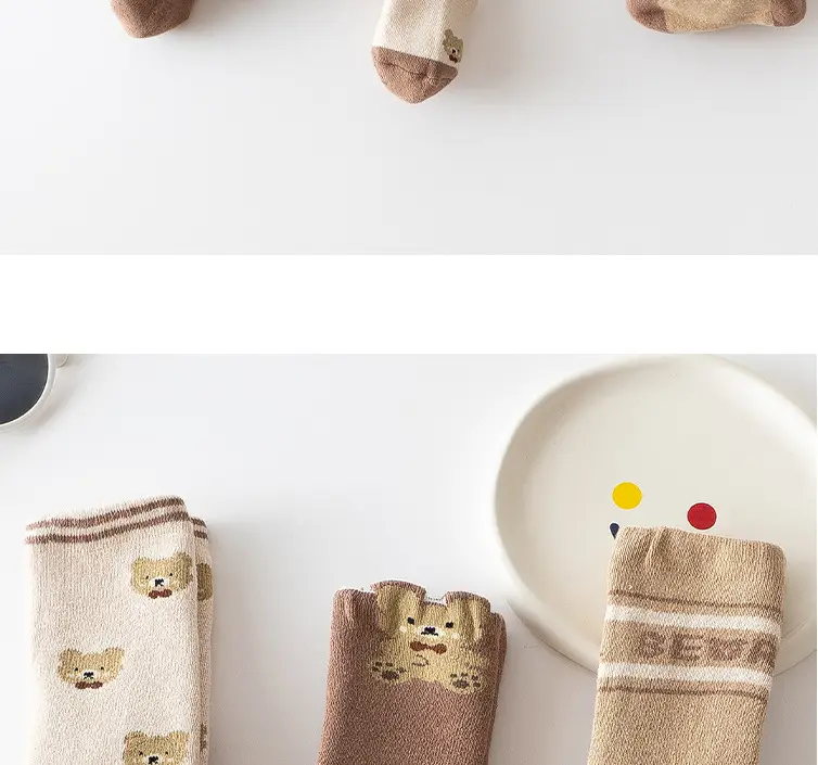 Cotton Baby Socks Warm Fleece Lined Newborn Male Female — feature 15