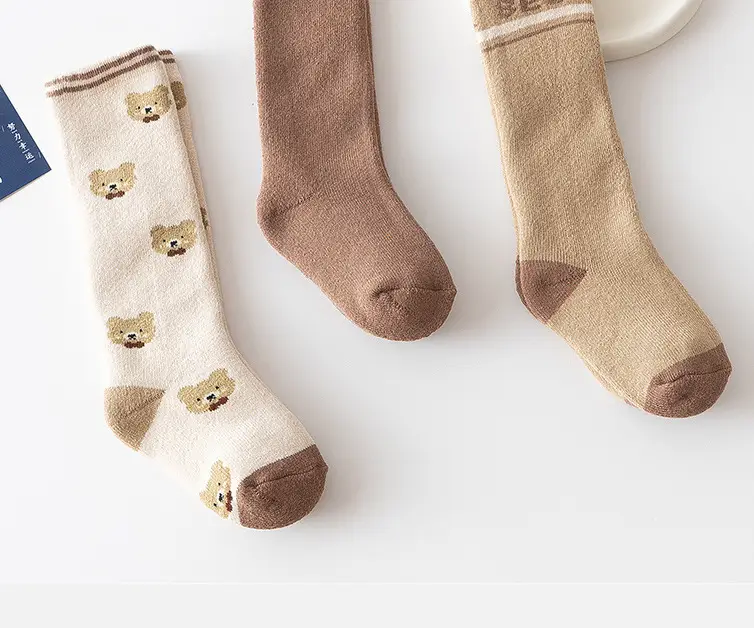 Cotton Baby Socks Warm Fleece Lined Newborn Male Female — feature 19