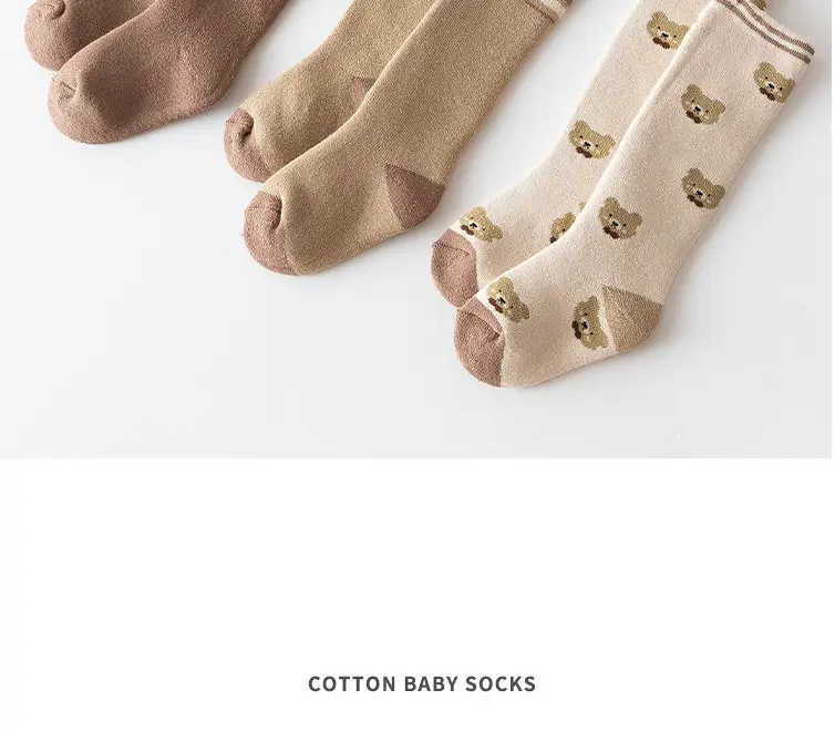 Cotton Baby Socks Warm Fleece Lined Newborn Male Female — feature 6