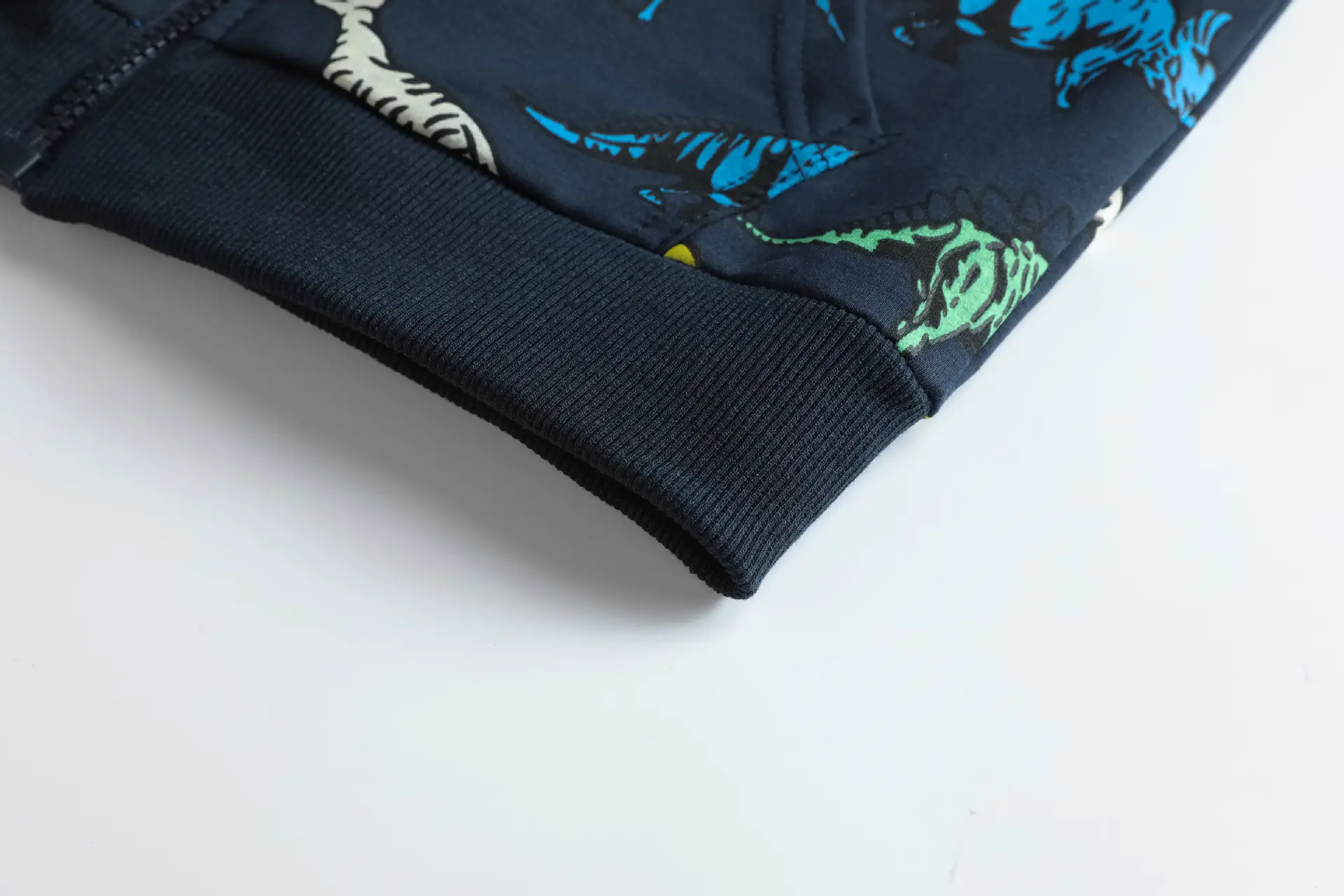 Dinosaur Printed Kids Hooded Sweater Grey — feature 20