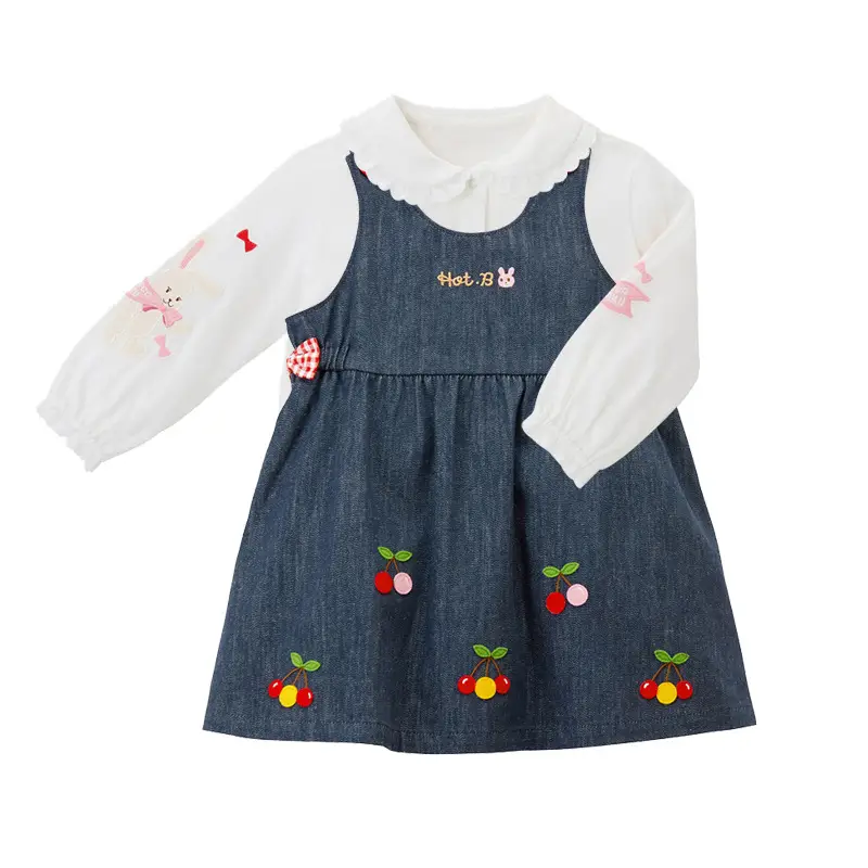 Girls Bow Bunny Long Sleeve Shirt with Doll Collar Bottoming Dropshipping - Image 7
