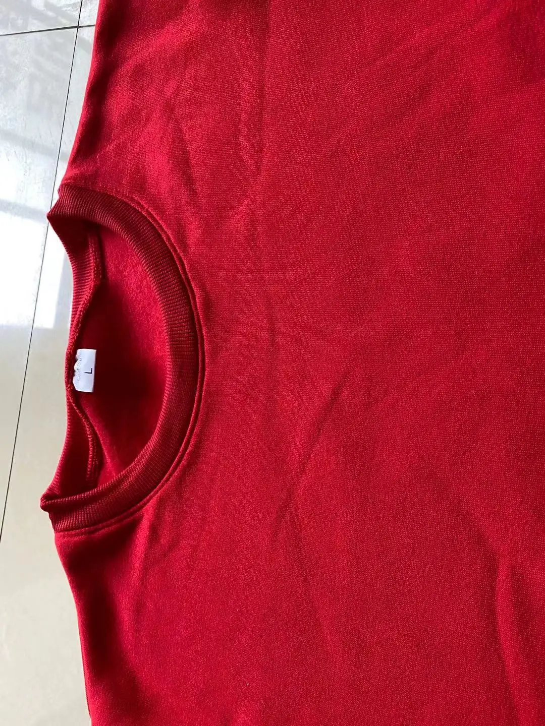 New Cross-Border Round Neck Sweatshirt Plus Velvet Spring and Autumn Solid Color — feature 10