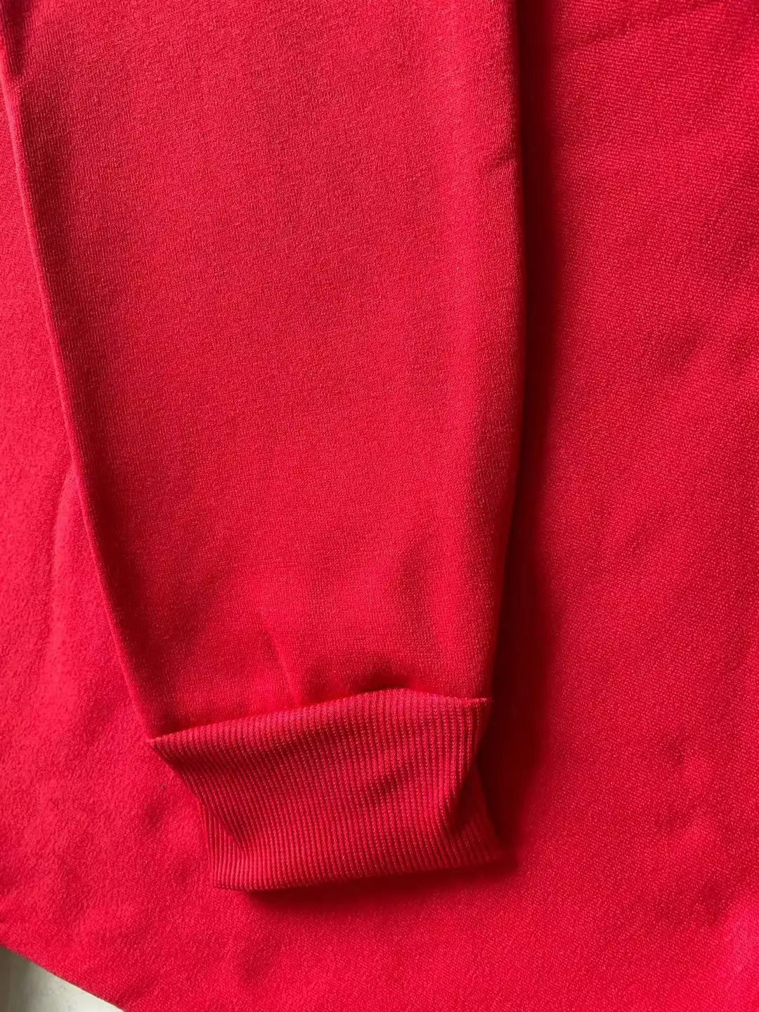 New Cross-Border Round Neck Sweatshirt Plus Velvet Spring and Autumn Solid Color — feature 8