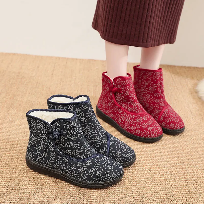 2025 Winter Women's Fleece Lined High-Top Shoes