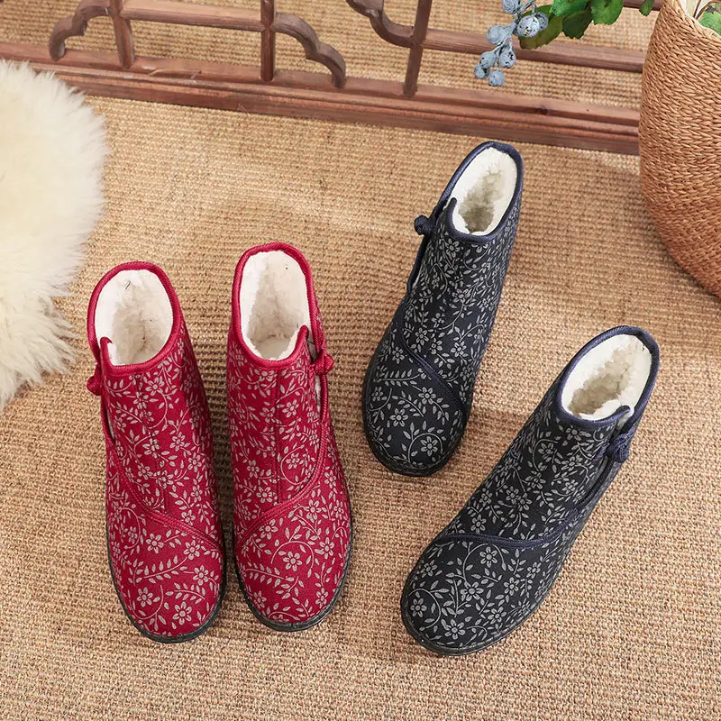 2025 Winter Women's Fleece Lined High-Top Shoes