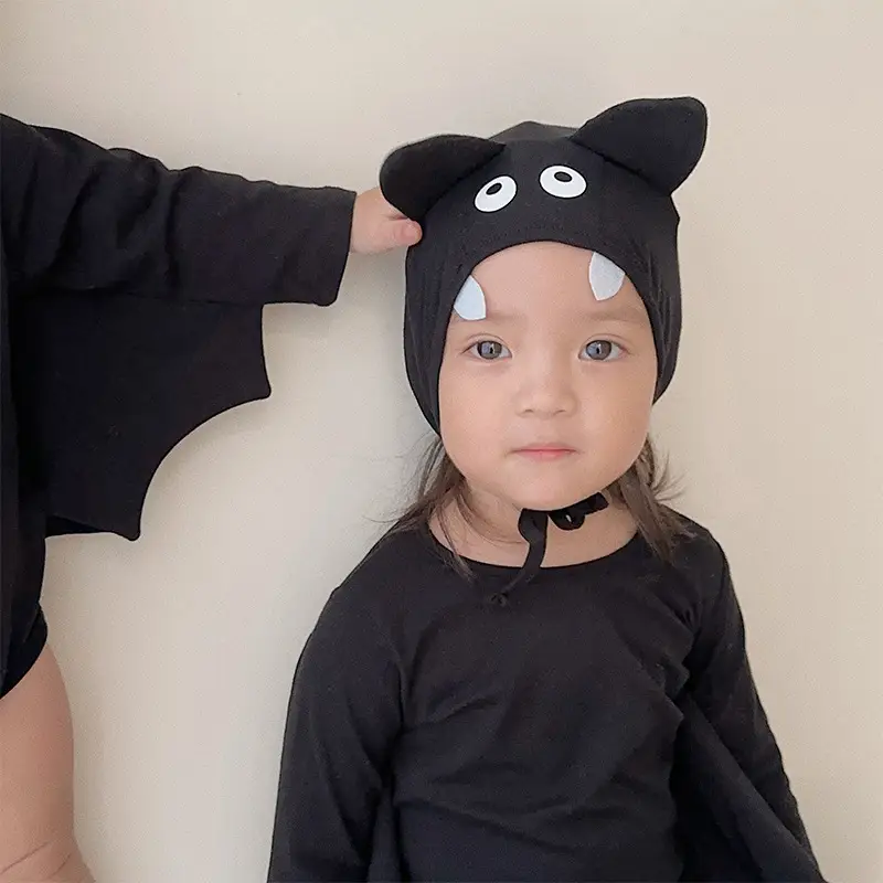Black Bat-Shaped Baby Climbing Suit for Kids — feature 16