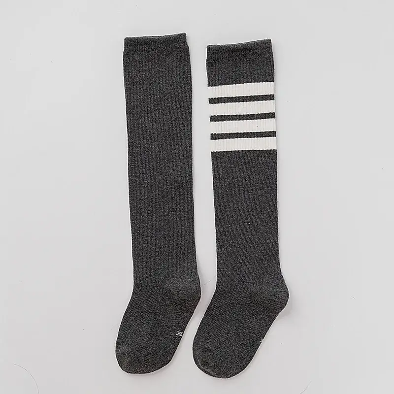Black Cotton High Heel Socks for Girls, 1 Pc, Spring Autumn, Korea Style - Image 3