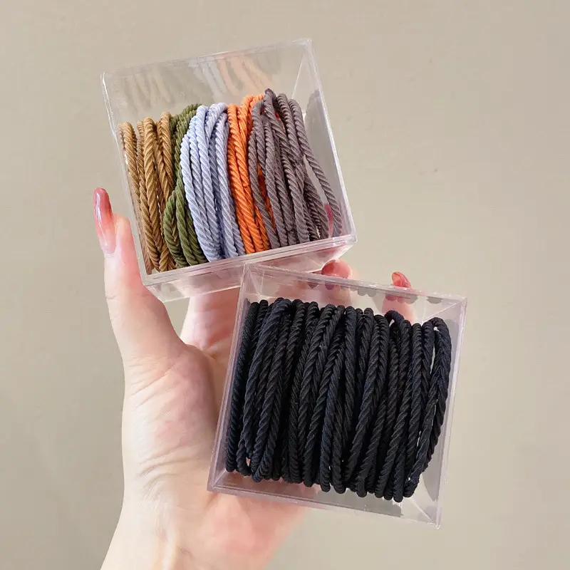 2023 New Style Rubber Hair Bands Women's High Horsetail Rope - Image 8