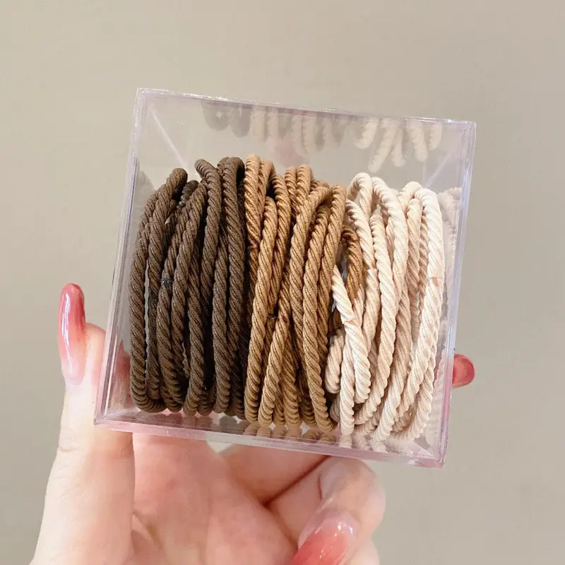 2023 New Style Rubber Hair Bands Women's High Horsetail Rope - Image 9