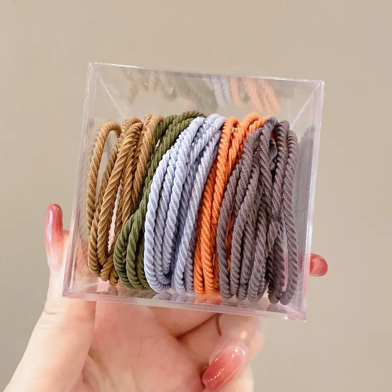 2023 New Style Rubber Hair Bands Women's High Horsetail Rope - Image 5