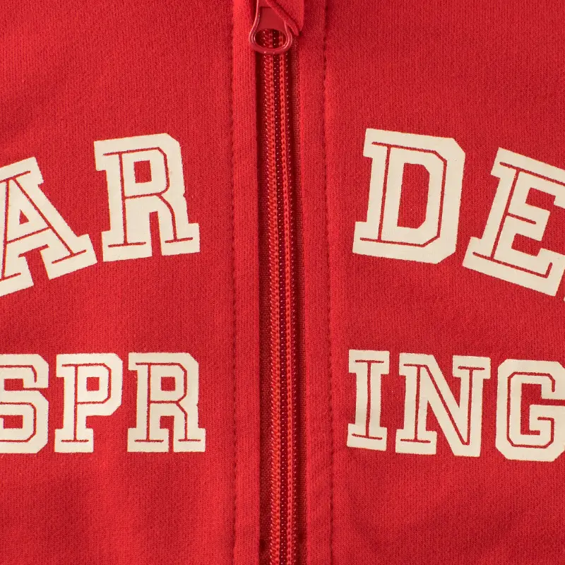 Red 27 Home Girls Hooded Coat Autumn 2024 - Image 3