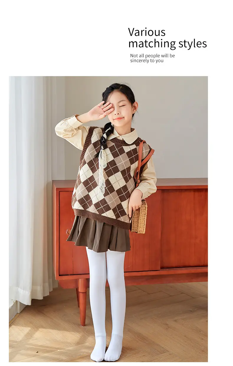 Girls Fleece Leggings Winter Warm High Waist Pants — feature 19