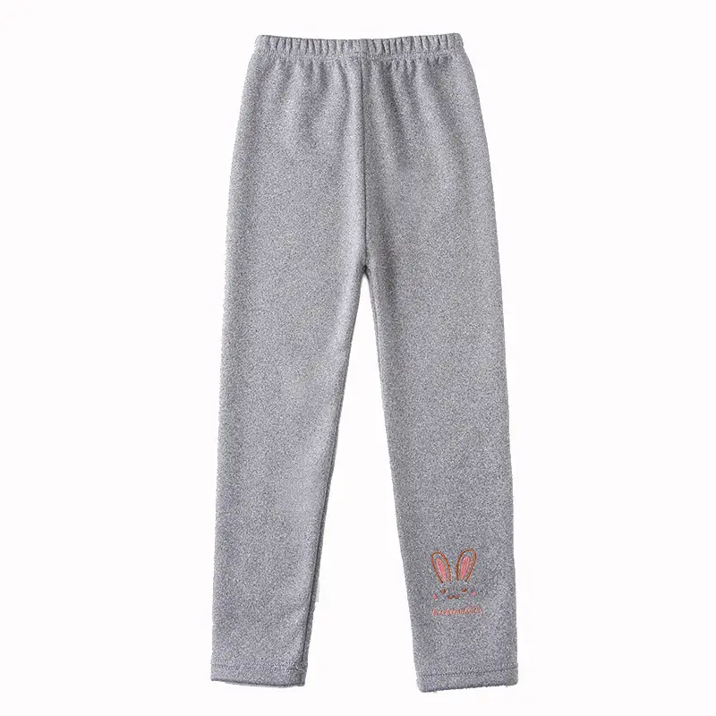 Girls Fleece Leggings Cartoon Pattern Warm Slim Fit - Image 9