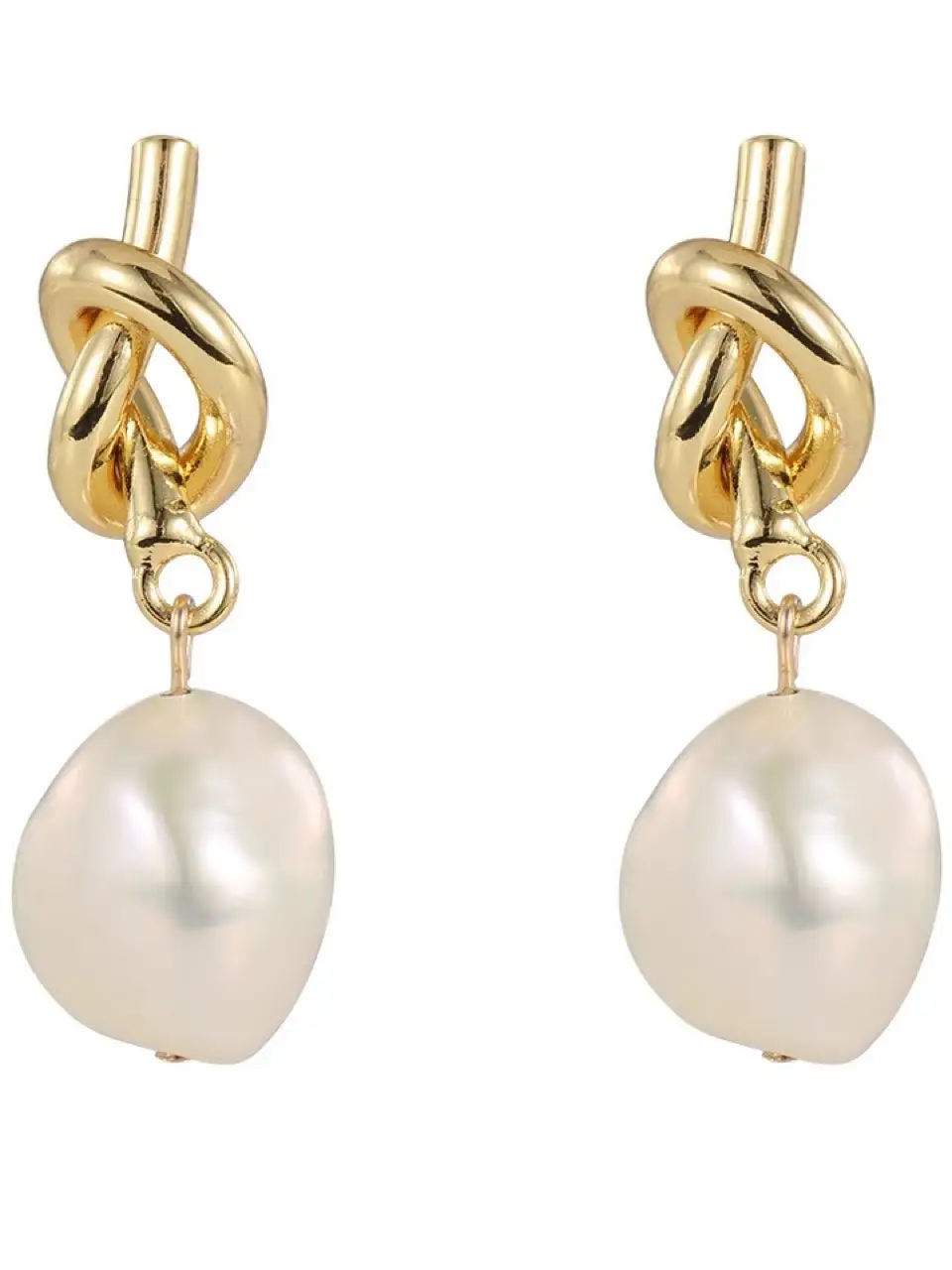 Pearl Earrings for Women S925 Acacia Knot — feature 5