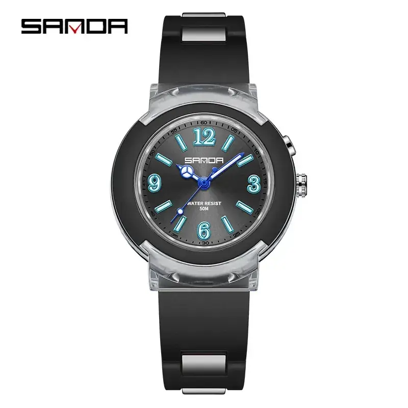 Sanda Women's White Water Resistant Watch Small - Image 14