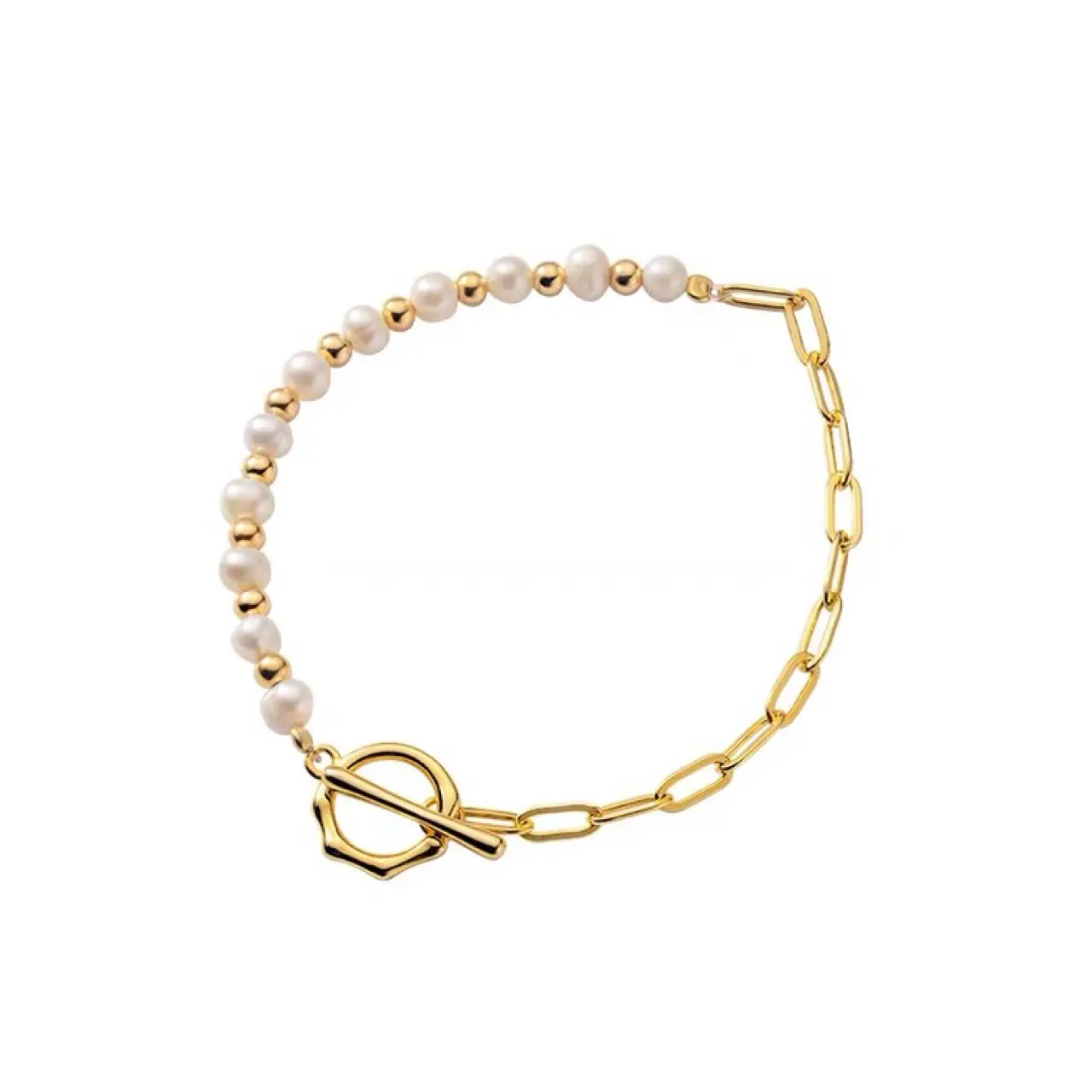 Gold Pearl Bracelet for Women Korean Style Small Elegant Sweet - Image 5