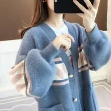 Women's Extra Thick Twist Knit Sweater Mid Length 2025 Winter — feature 4