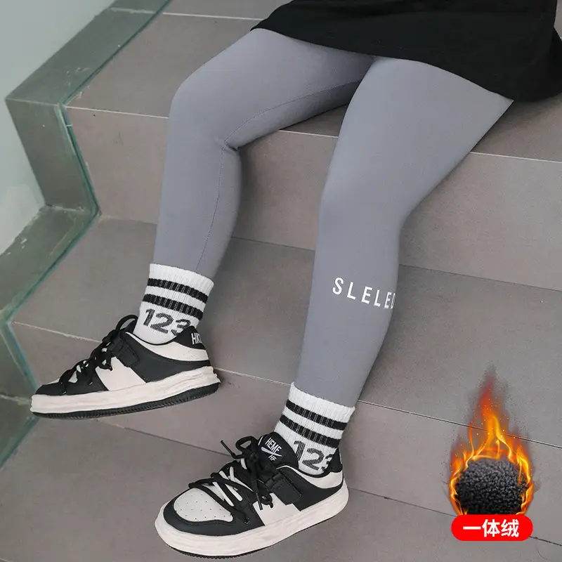 Fleece Leggings for Girls Autumn Winter 480g - Image 4