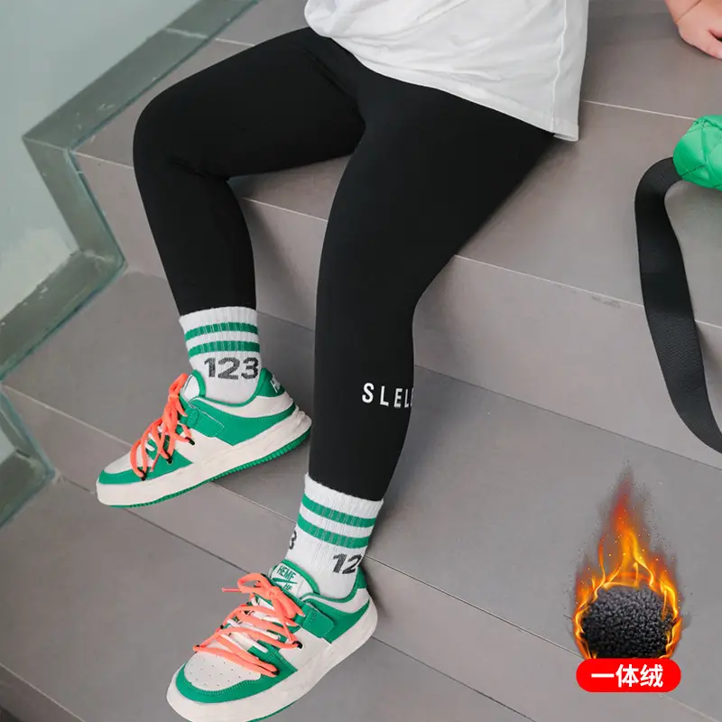 Fleece Leggings for Girls Autumn Winter 480g - Image 5