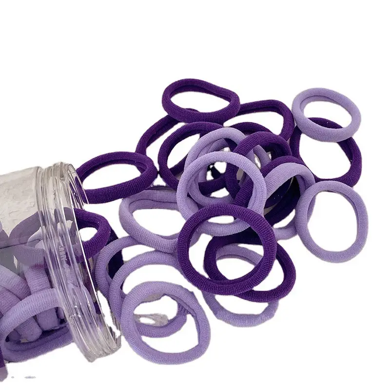 50 Pack Gradient Color Hair Ties for Girls - Image 21