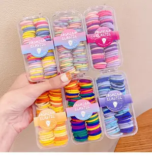 50 Pack Gradient Color Hair Ties for Girls — feature 127
