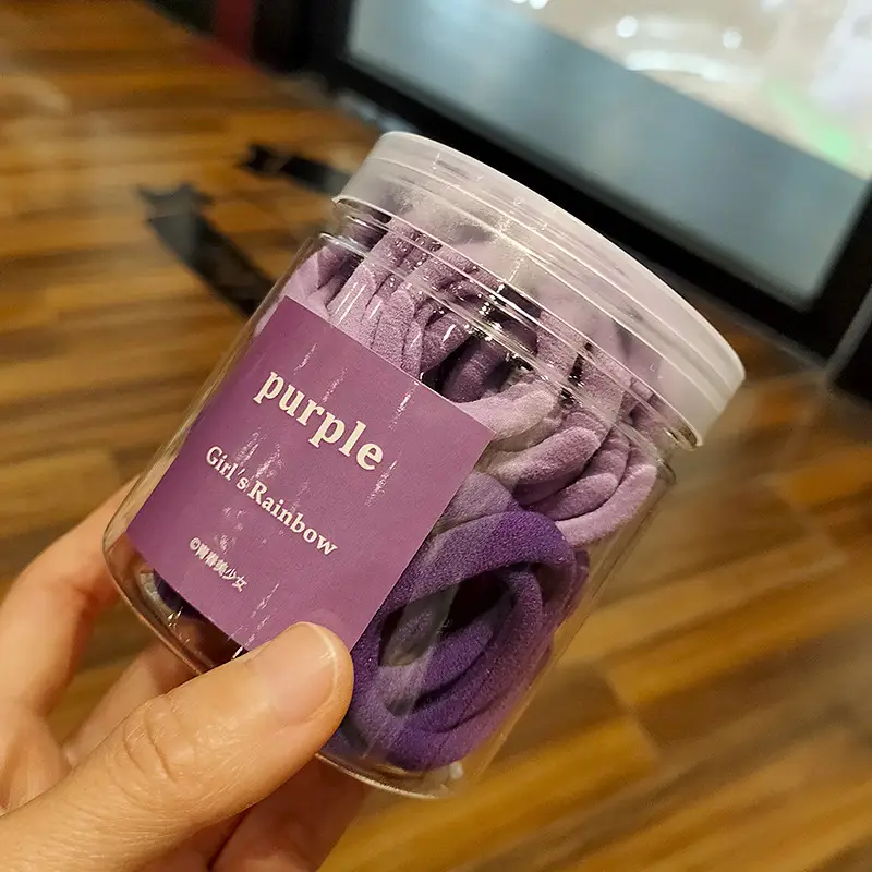 50 Pack Gradient Color Hair Ties for Girls — feature 137