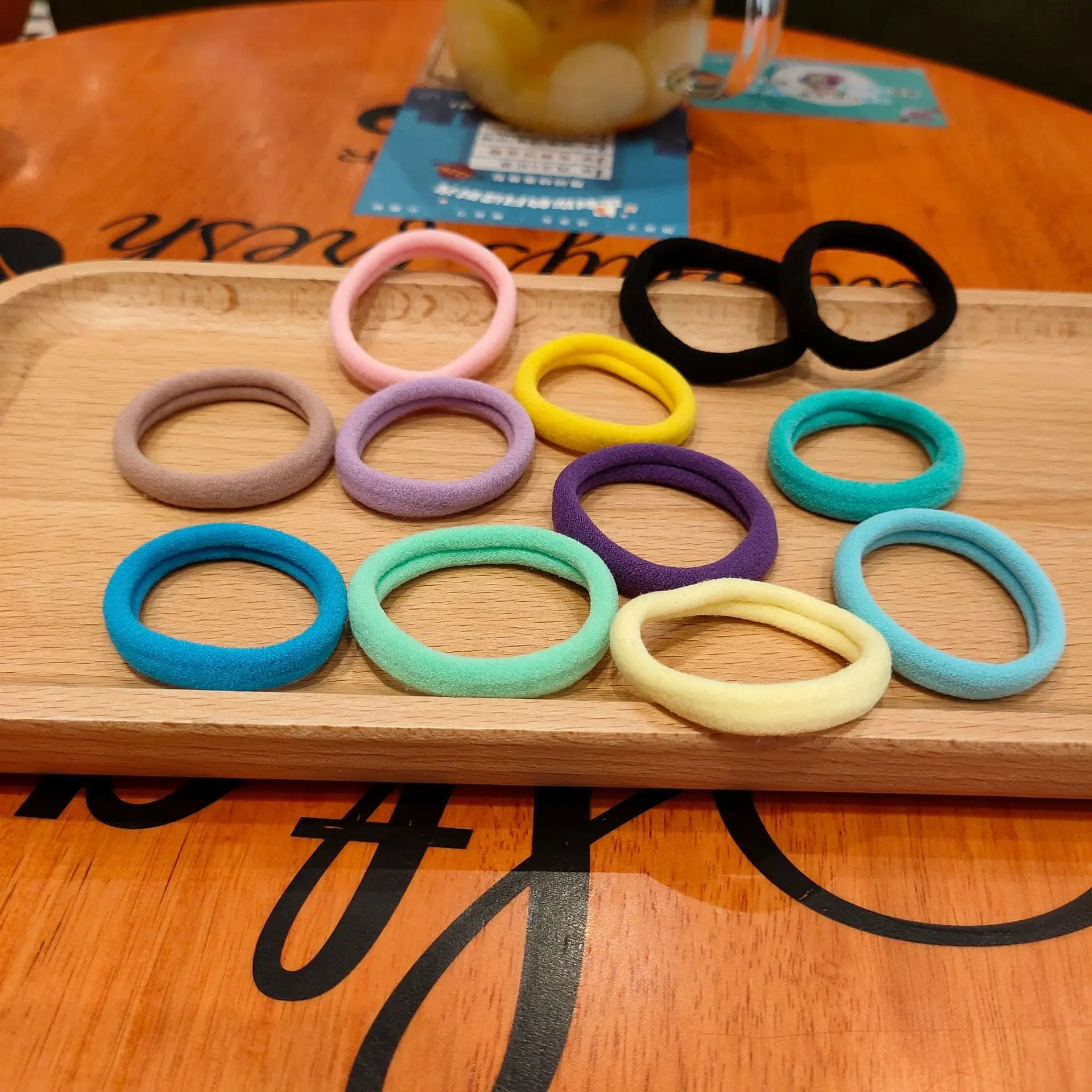 50 Pack Gradient Color Hair Ties for Girls — feature 148