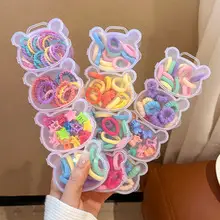 50 Pack Gradient Color Hair Ties for Girls — feature 7
