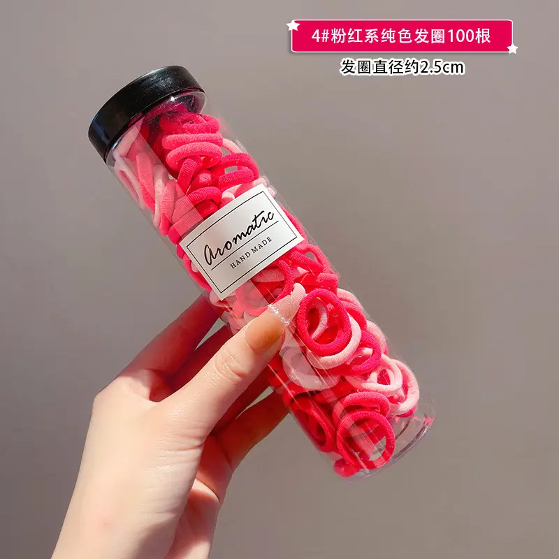 50 Pack Gradient Color Hair Ties for Girls - Image 11