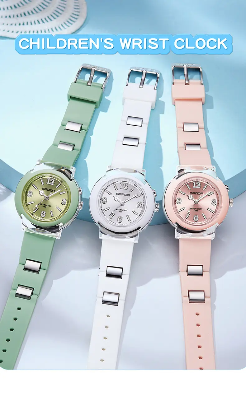 Sanda Rose Gold Quartz Watch with LED Light — feature 21