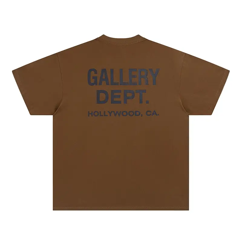 Gallery Dept T-Shirt Black Short Sleeve Men Women