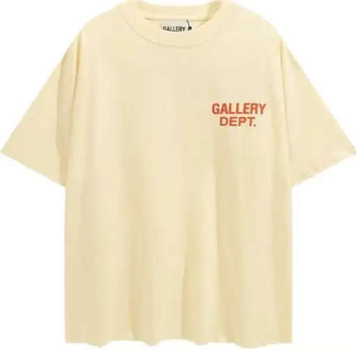 Gallery Dept T-Shirt Black Short Sleeve Men Women