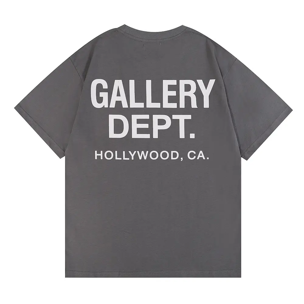 Gallery Dept T-Shirt Black Short Sleeve Men Women