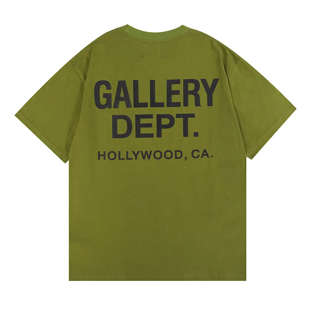 Gallery Dept T-Shirt Black Short Sleeve Men Women