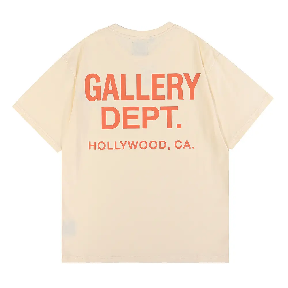Gallery Dept T-Shirt Black Short Sleeve Men Women