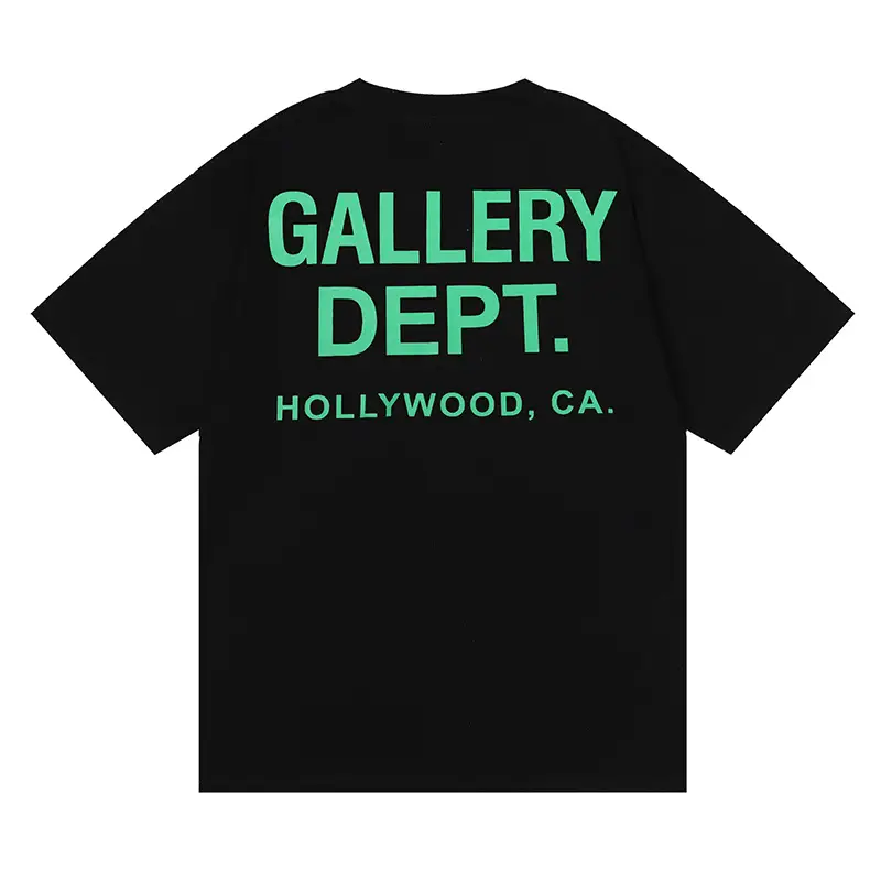 Gallery Dept T-Shirt Black Short Sleeve Men Women