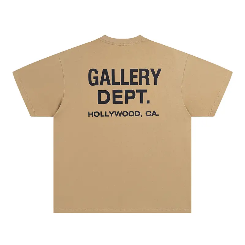 Gallery Dept T-Shirt Black Short Sleeve Men Women