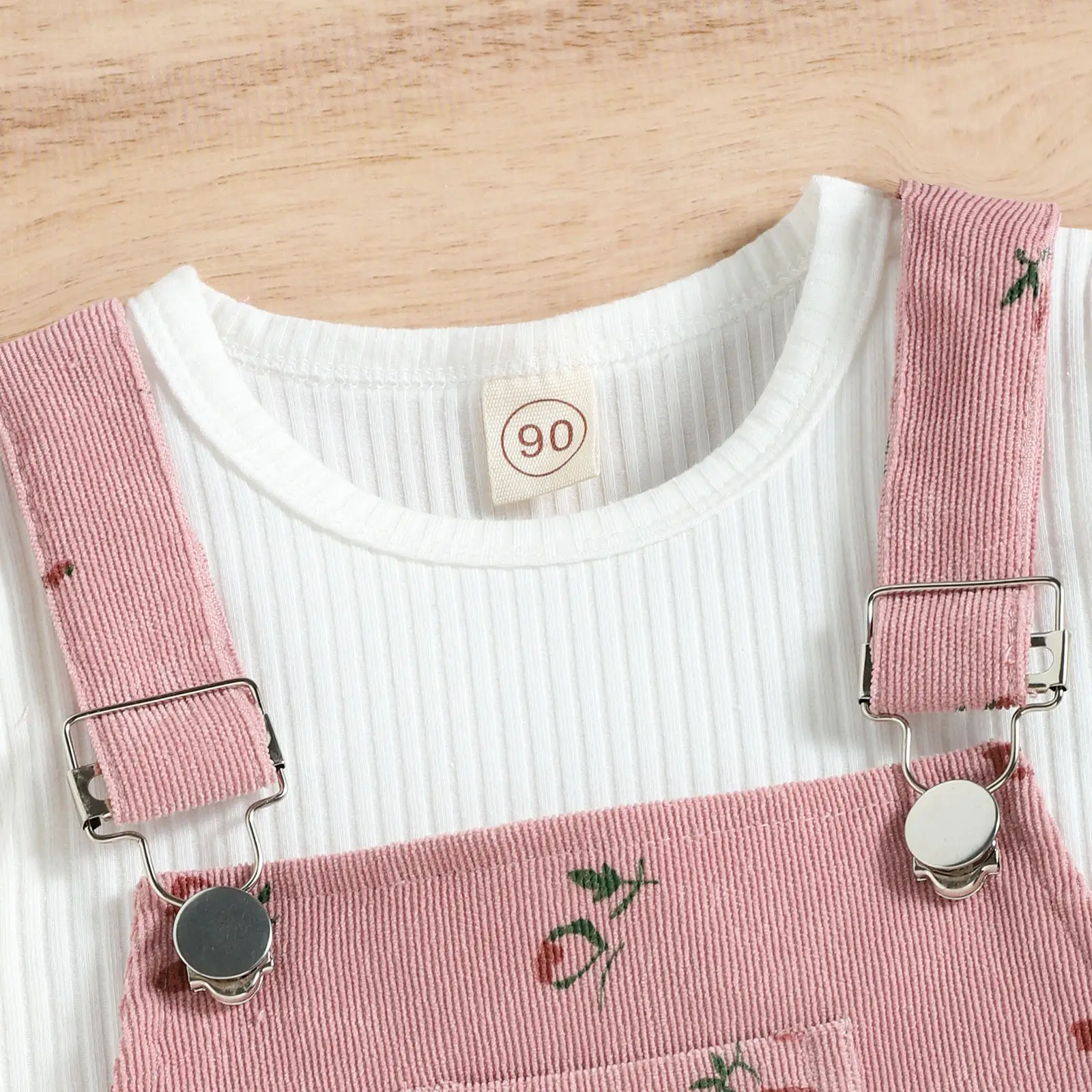 Baoxin Cotton Pit Striped Suit for Girls Yellow - Image 4