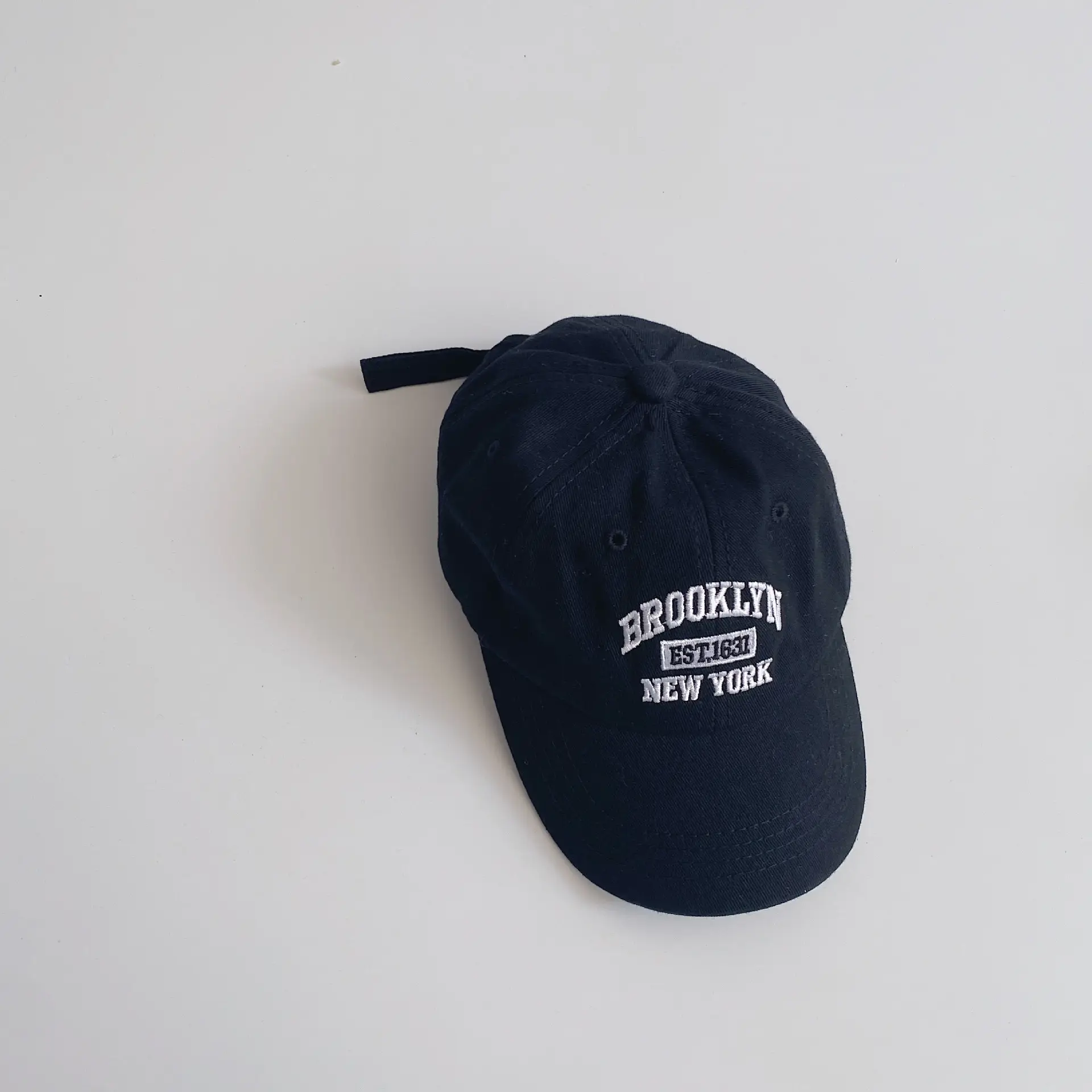 Blue Embroidered Baseball Cap for Girls Winter 2023 - Image 6