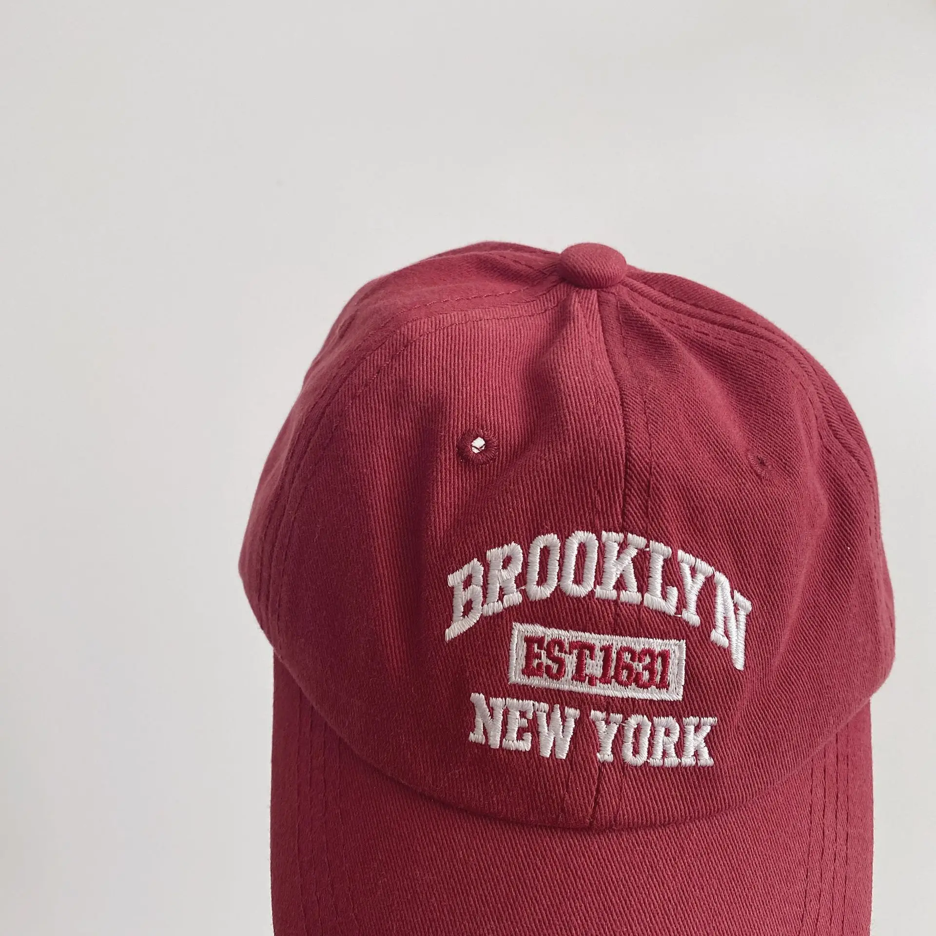 Blue Embroidered Baseball Cap for Girls Winter 2023 - Image 8