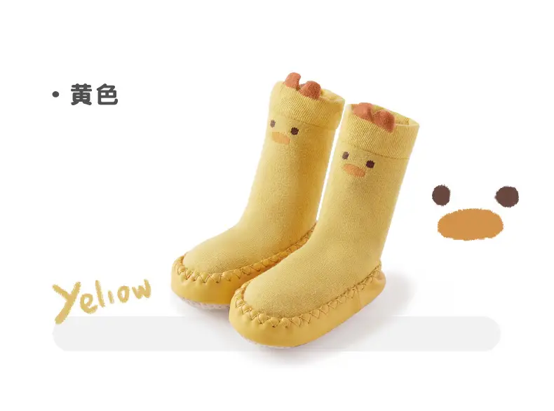 Pink Baby Foot Covers with Non-Slip Soles — feature 14