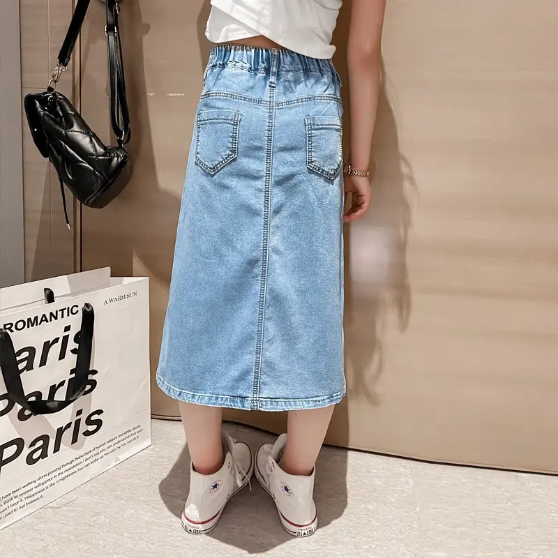 Girls Denim Skirt Medium Large Summer Wear - Image 3