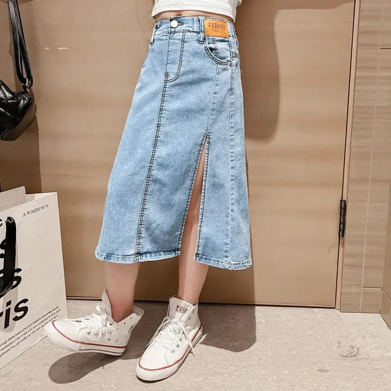 Girls Denim Skirt Medium Large Summer Wear - Image 4
