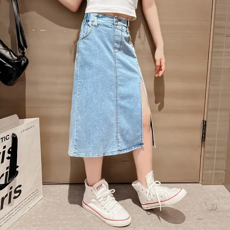 Girls Denim Skirt Medium Large Summer Wear - Image 5